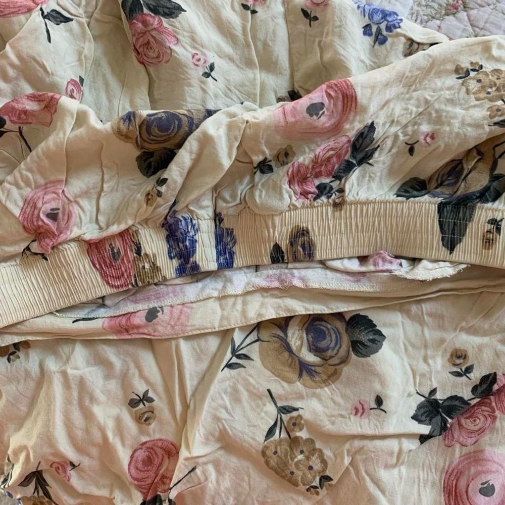 vintage floral skirt with pockets - Picture 4 of 5